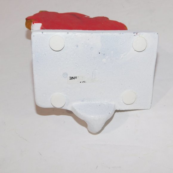 Vintage Santa's Trim Shoppe Chimney Santa Claus Fireplace Mantel Stocking Holder - Picture 6 of 7